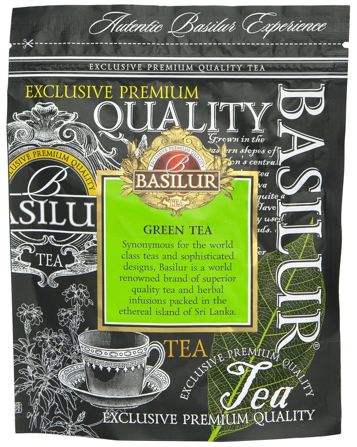 Чай зеленый Basilur Остров зеленый 100г Basilur Tea Export - фото №3