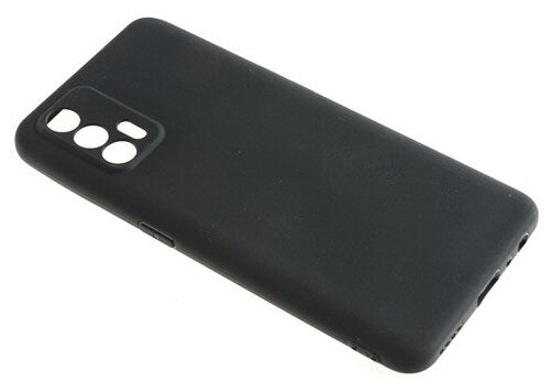 Силиконовый чехол TPU Case матовый для Realme X7 Max черный
