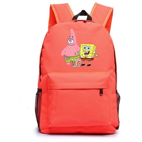 рюкзак губка боб патрик и гэри sponge bob белый 7 Рюкзак Губка Боб, Патрик и Гэри (Sponge Bob) оранжевый №7