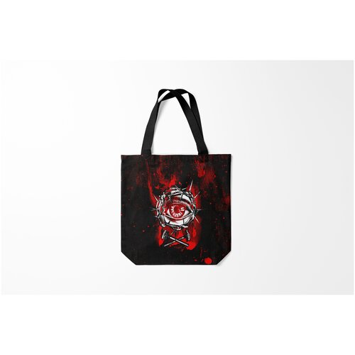 фото Сумка-шоппер / 40х40 см / рок / алиса глаз в колючей проволоке burnettie