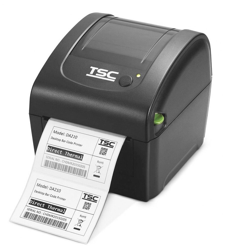 Термопринтер этикеток TSC DA210 арт. 99-158A001-0002 203 dpi черный USB