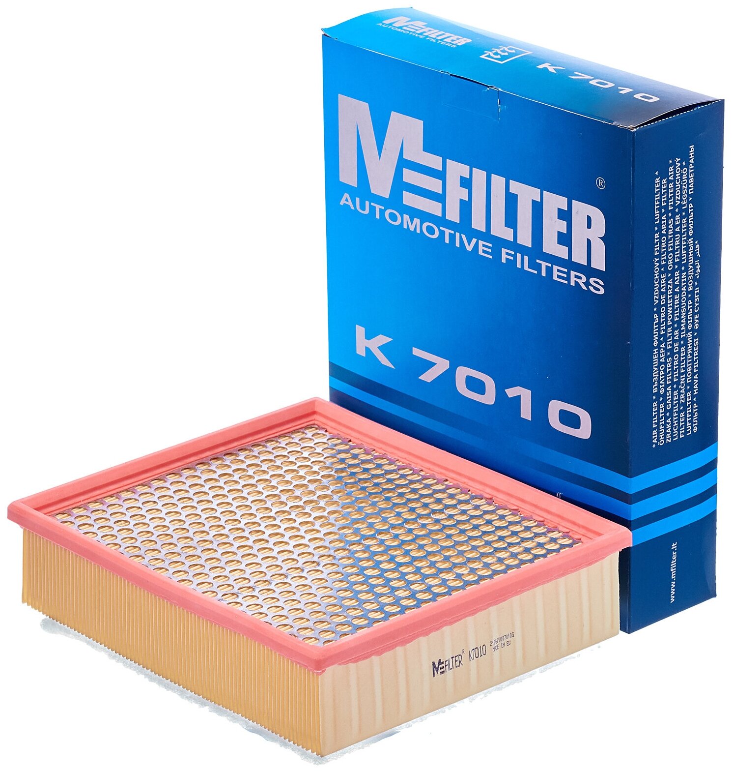 Фильтр воздушный K-7010 M-FILTER made EU. Ford Focus (04-) Kuga (08-) Mondeo (07-) S-Max (06-) Volvo C30 (06-) C70 S40 V60 S80 XC60 Кросс: C24137/1