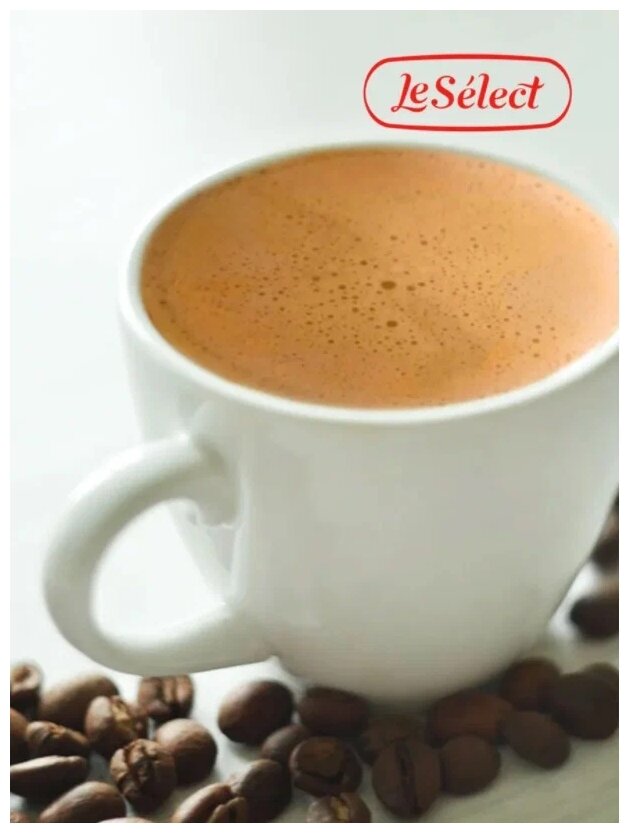 Кофе в зёрнах Extra Aroma, Le Select, арабика робуста, высокое содержание кофеина, средняя свежая обжарка - фотография № 5