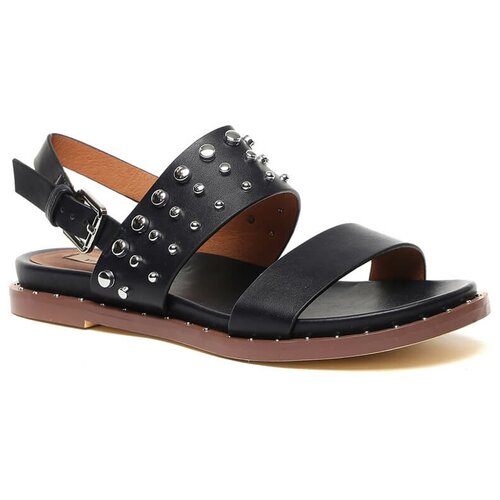 фото Vitacci 184877 сандалии женский черный, искусственная кожа basconi