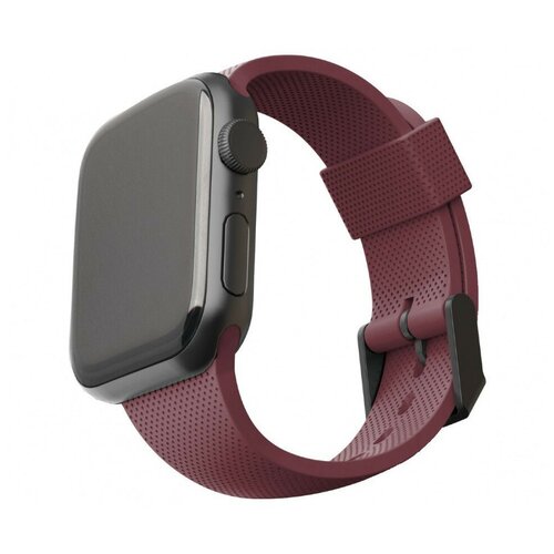 Силиконовый ремешок U by UAG DOT Textured Silicone Strap для Apple Watch 42/44/45 мм, Баклажан