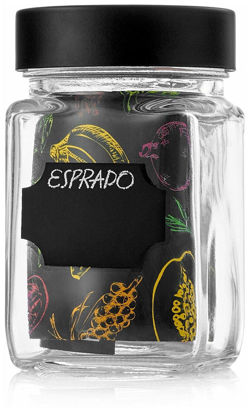 Банка для сыпучих продуктов Esprado Fresco 250 мл стекло цвет прозрачный - фото №2