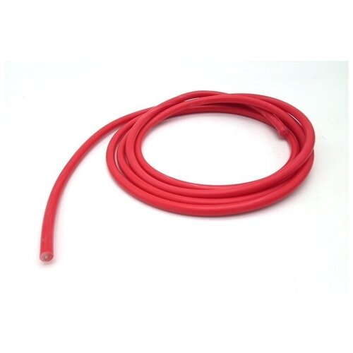 Провод силиконовый высоковольтный пркв 1.0(6.8мм) красный, 2,5 метра