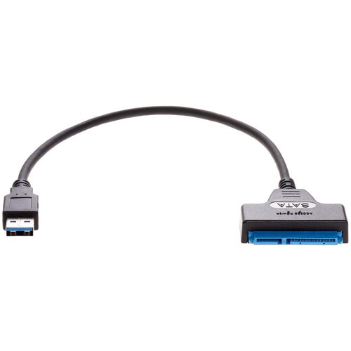 Кабель переходник адаптер iOpen (AOpen/Qust) USB 3.0 SATA III 2.5 подключение дополнительного диска HDD или SSD 2.5 дюйма стандарта SATA III (ACU815)