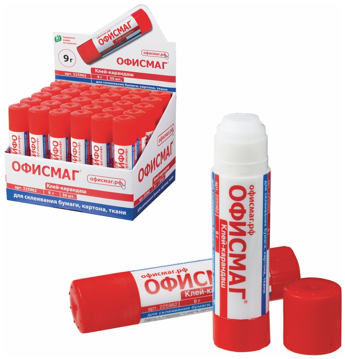 Клей-карандаш офисмаг, 9 г, 225962