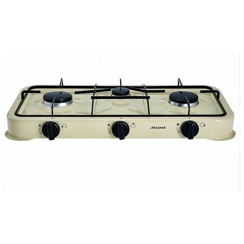 Газовая плита Аксинья трехконфорочная цвет бежевый арт КС-107 169000₽