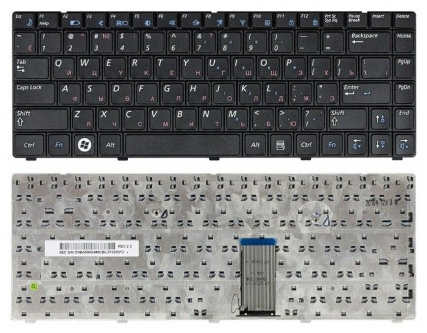 Клавиатура для ноутбука Samsung R418 R420 R423 R425 R428 R430 R439 R440 R463 R469 RV408 BA59-02490C