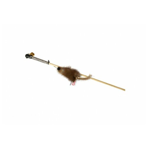 GoSi игрушка-дразнилка мышка на веревке для кошек