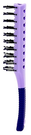 Расческа для волос LADY PINK BASIC массажная вентилируемая квадратная фиолетовая