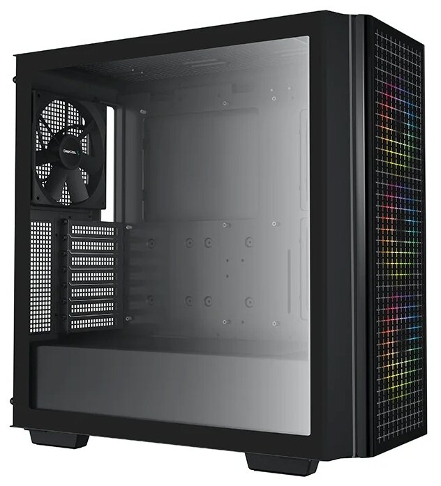 Корпус eATX Deepcool черный, без БП, боковое окно закаленное стекло, 2*USB 3.0, audio - фото №3