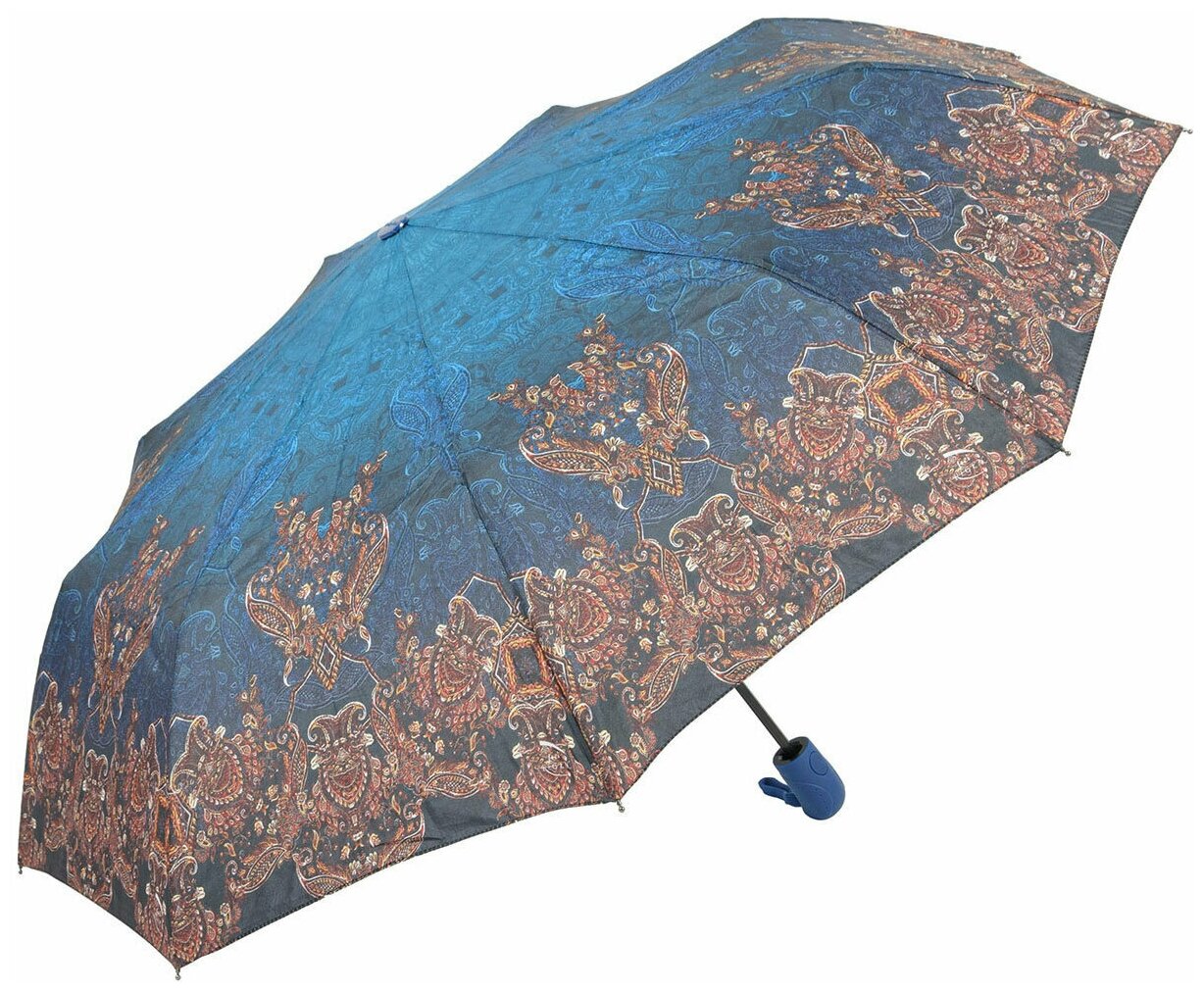 Зонт полуавтомат женский Rain Lucky 714-3-LAP 