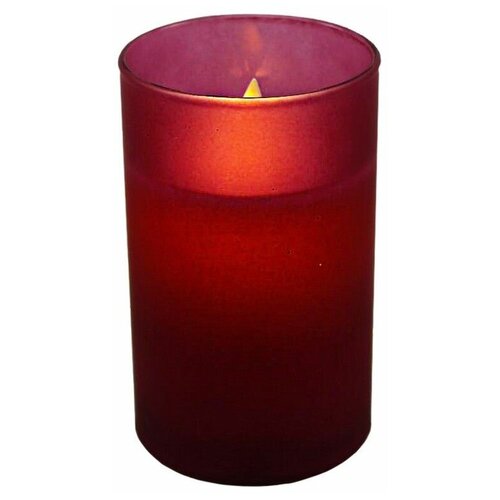 Peha Светодиодная свеча с имитацией пламени Magic Flame в стакане 12.5 см фиолетовая MB-10350