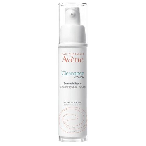 AVENE Крем Cleanance women разглаживающий ночной, 30 мл avene сыворотка cleanance women корректирующая 30 мл