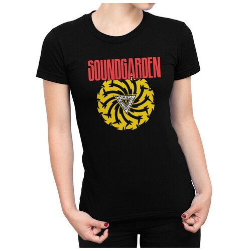 Футболка Design Heroes Группа Soundgarden Женская Черная XL