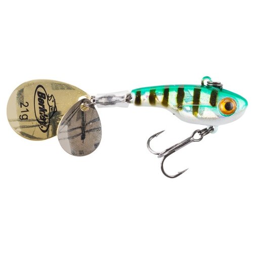 Тейл-спиннер Berkley Pulse Spintail 7,5cm 21g Holo Perch тейл спиннер columbia fishing tackle 15гр блесна для рыбалки блесна вращающаяся приманка на голавль язь окунь щука сом жерех судак