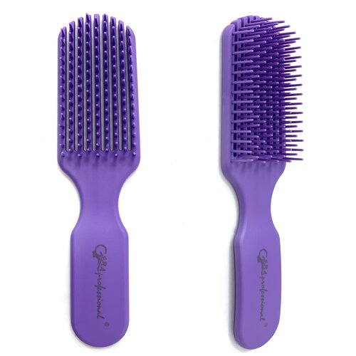 Расческа для волос АнтиПаутина Gera Professional, цвет фиолетовый