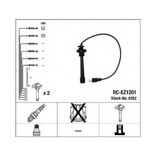 Провода Зажигания (К-Т) [Rc-Ez1201] NGK арт. 0352
