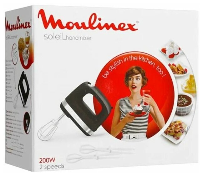 Миксер Moulinex Soleil HM211810 Moulinex HM211810 - фото №3
