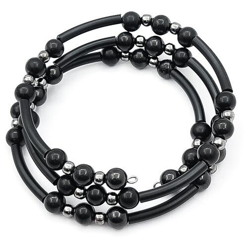 фото Браслет мемори 6 мм планета шунгита