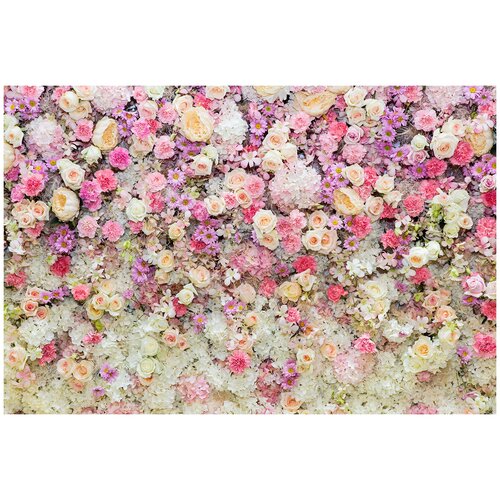 Фотообои Уютная стена Множество цветов 410х270 см Виниловые Бесшовные (единым полотном)
