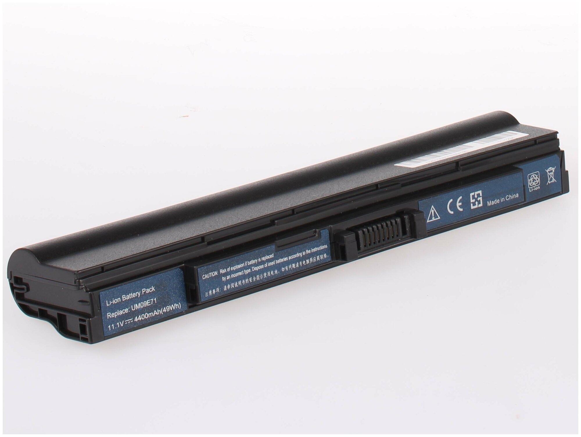 Аккумуляторная батарея Anybatt 11-U3-1234 4400mAh для Acer Aspire One AO521-105Dcc, Aspire One AO752-748kk, Aspire Timeline 1810TZ-414G50i, Ferrari One 200-314G50n, Aspire 1410-232G32n, Aspire 1810TZ-413G32i, Aspire One 752h