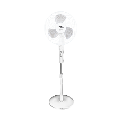 Напольный вентилятор Oasis VF-40DMW, белый вентилятор напольный brayer br4952wh 50 вт белый