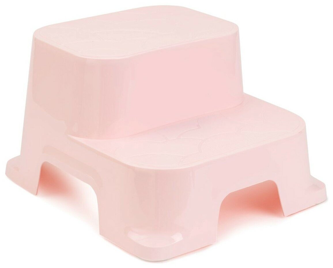 Табурет-подставка детский 34х31х20,5 см светло-розовый IdiLand