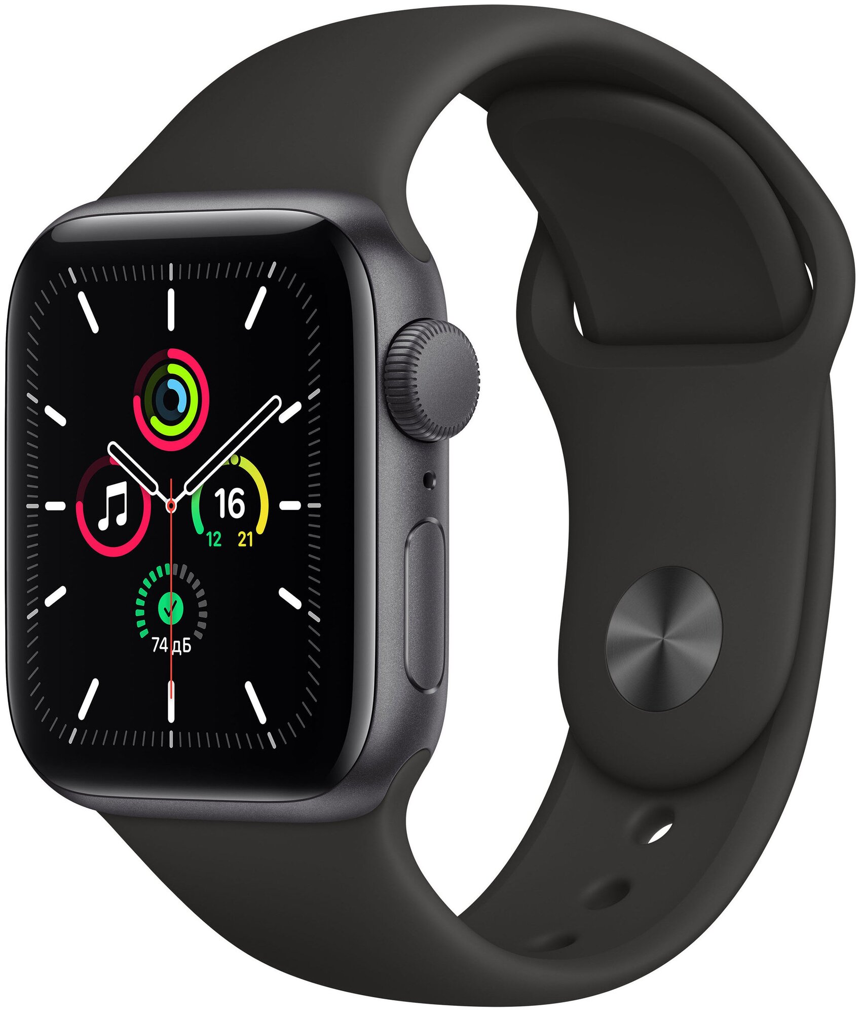 Apple Watch SE 44mm (Space gray / GPS + Cellular / Midnight Sport Band)