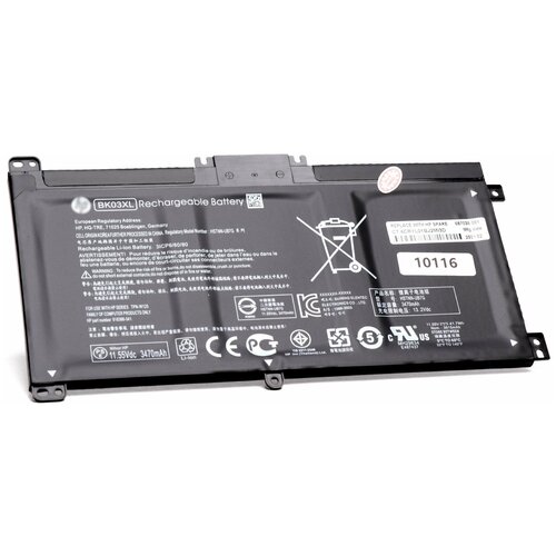 Аккумулятор для ноутбука HP Envy X360 15-bp Series (11.4V, 4212mAh). PN: LK03XL, HSTNN-UB7I, HSTNN-IB8M, TPN-W127, 916368-421