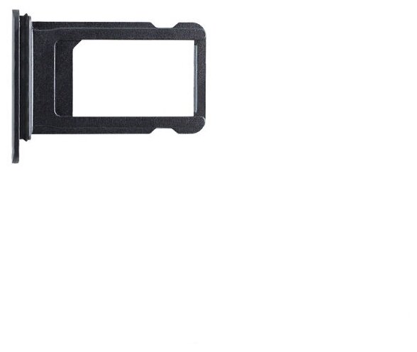 Держатель (лоток) SIM карты для Apple iPhone X черный