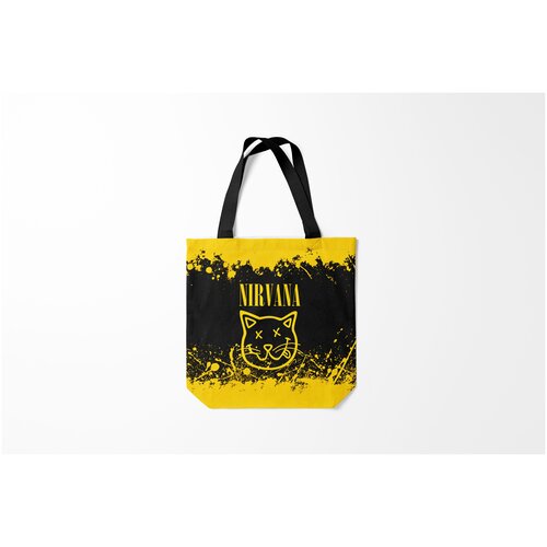 фото Сумка-шоппер / 40х40 см / рок / nirvana burnettie