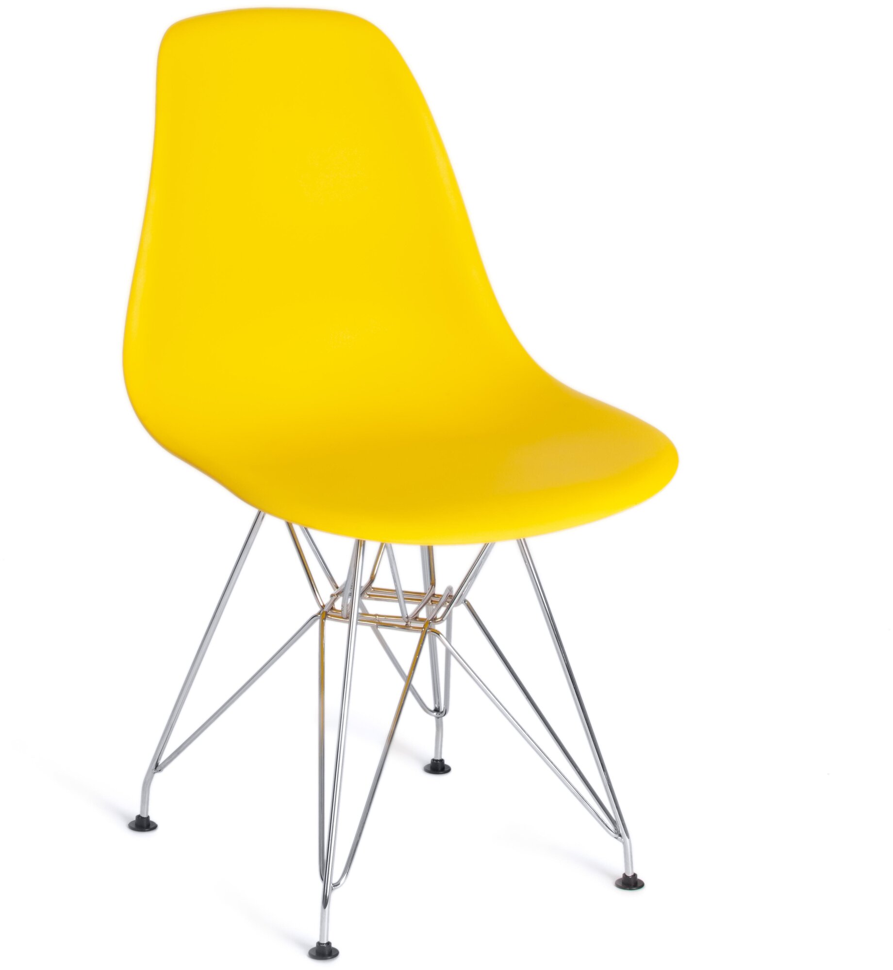 Стул Secret De Maison Cindy Iron Chair (Eames) (mod. 002), Цвет корпуса: желтый, хром