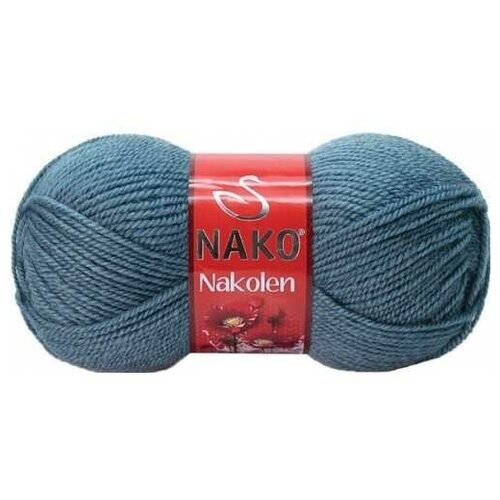 Пряжа Nako Nakolen | Пряжа Nako Nakolen - 185 шторм | 5шт упаковка | Акрил: 51%, Шерсть: 49%