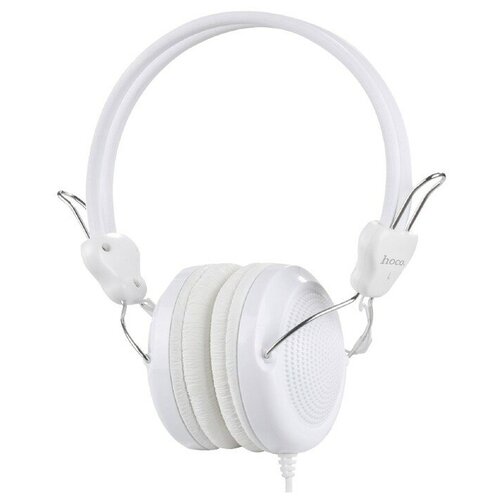 Наушники Hoco W5 проводные полноразмерные с микрофоном Jack 35 мм 12 м белые 230000₽
