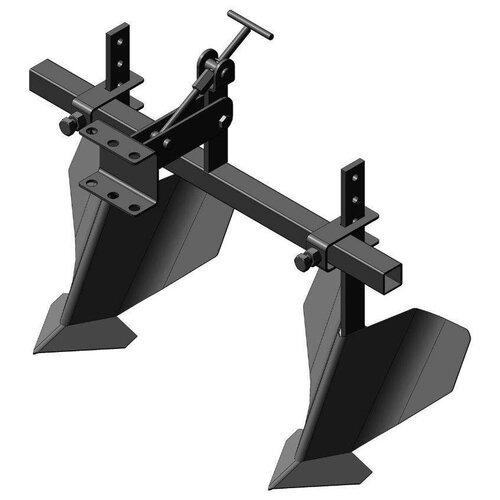 Окучник 2-х рядный, на траверсе с НЕрегулируемыми однорядными окучниками со сцепкой
