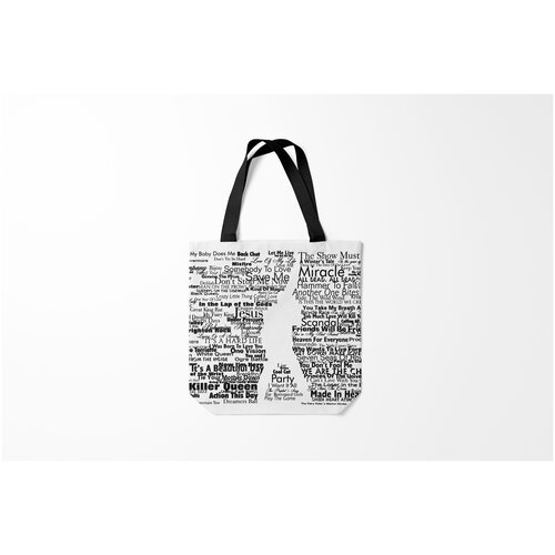 фото Сумка-шоппер / 40х40 см / рок / queen burnettie