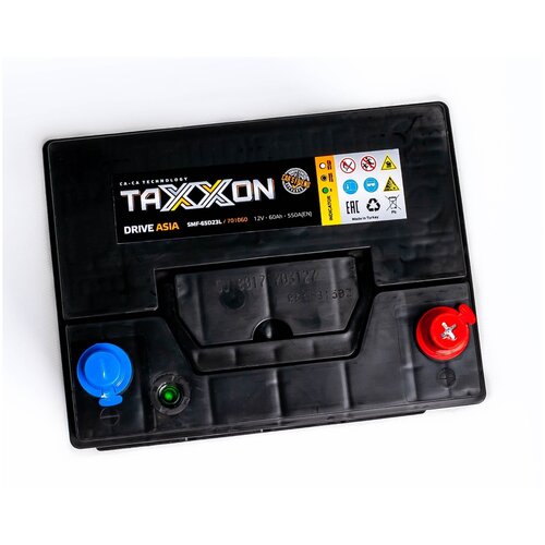 Аккумулятор автомобильный TAXXON DRIVE ASIA 60R 550 А обр. пол. 60 Ач (701060)