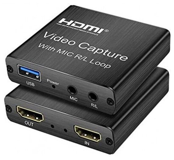 Адаптер видеозахвата Ks-is HDMI USB loop mic (KS-515)