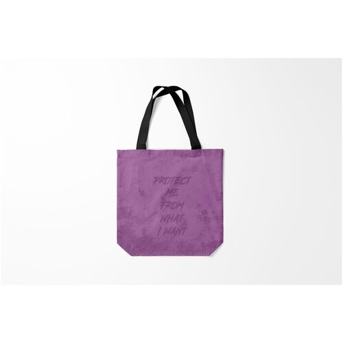 фото Сумка-шоппер / 40х40 см / рок / placebo burnettie