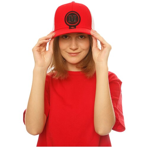 фото Бейсболка modniki летняя, размер m(50-52), красный