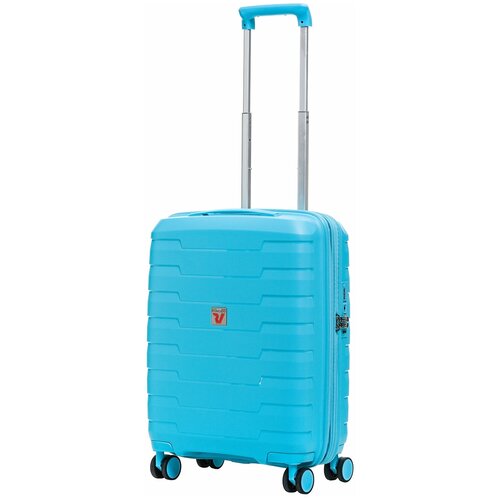 чемодан roncato ironik 2 0 42 л размер s синий Чемодан RONCATO, 42 л, размер S, синий