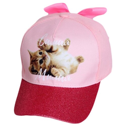 фото Кепка детская «самая милая» котик рр 54см overhat