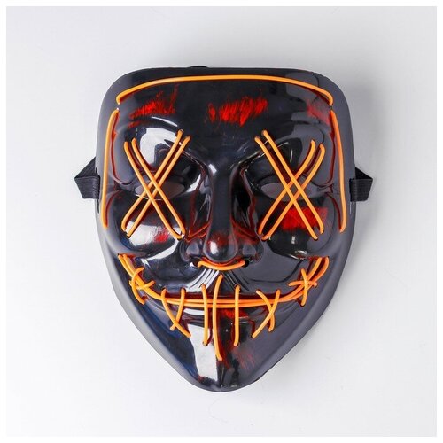 Карнавальная маска «Гай Фокс», световая карнавальная маска гай фокс