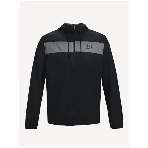 Куртка спортивная Under Armour Sportstyle Windbreaker, размер L, черный