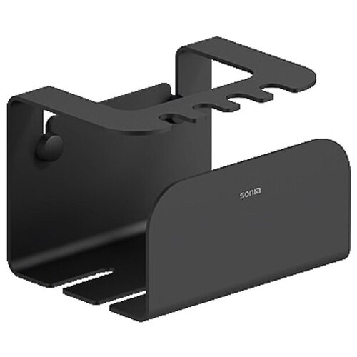 Держатель для зубных щеток Sonia Quick 185283 Черный матовый