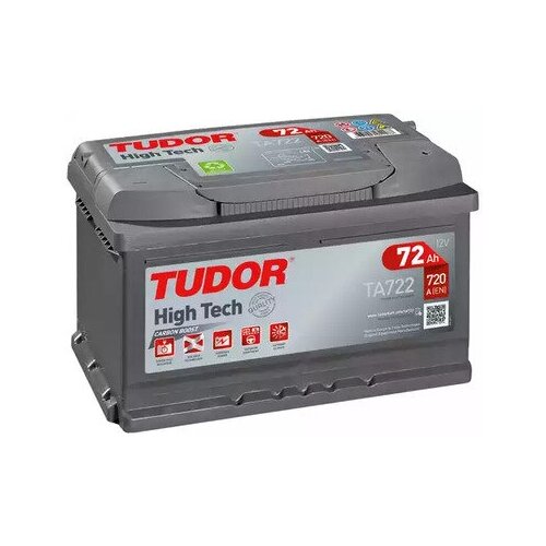 Аккумулятор Tudor High Tech TA722 72 Ач 720А низкий